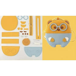 leder Tasche 1 Der kleine Minion mit der Brille