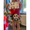 Leder Taschen-Nähset Panda , Teddy