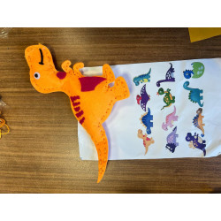 10-teiliges Dinosaurier Welt Figuren Komplett Nähset
