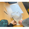5-teiliges Graffiti-Kappen Bastelset – Weiße Baseballcaps zum Bemalen