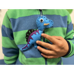 10-teiliges Dinosaurier Welt Figuren Komplett Nähset