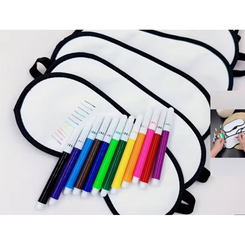 12 DIY Augenmasken-Set