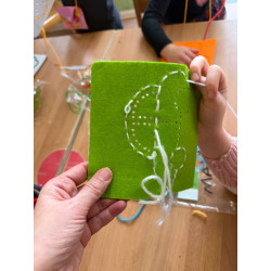 12 DIY Stück zufällig sortierte Nadelbretter aus Vliesstoff zum Nähen und Einfädeln für Stickarbeiten