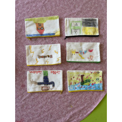 Selbstgestickte DIY