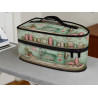 (2D Flach) 1 Stk. Valene's Nähmaschinen-Herz-Bügel-Tasche, Schutztasche mit großem Fassungsvermögen,