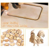Ein kleines Bastelset für Anfänger zum Arbeiten mit Holz