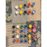 24 Farben/Set Keramikmalpigment Unterglasurfarbe Keramikmalpigment Backfarbe bei mittlerer Temperatur