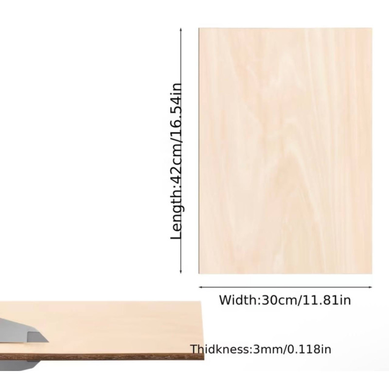 Miniatur-Holzhaus-Set  für Anfänger zum Arbeiten mit Holz, bestehend aus einem passenden Holzstück