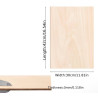 Miniatur-Holzhaus-Set  für Anfänger zum Arbeiten mit Holz, bestehend aus einem passenden Holzstück