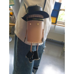 Cowboy Tasche Komplett Nähset Leder Taschen Nähset