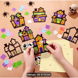 DIY-Set für Papier-Sonnenfänger - Fenster-Buntglas-Effekt-Malzubehör