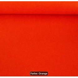 Kreativstoff Meterware Bastelfilz einfarbig 4mm Stärke orange 45 cm