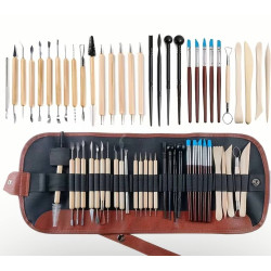 1 Set Keramikwerkzeuge, Eindruckstift, Stift, weicher Ton, Schnitzmesser, Punktbohrstift