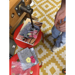Vollständiges Nähset für fantasievolle Filztaschen