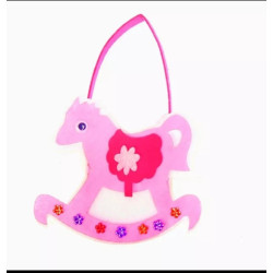 Vollständiges Nähset für fantasievolle Filztaschen