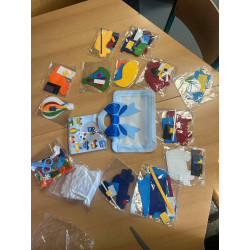 10-teiliges Fahrzeuge Figuren Nähset