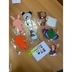 5-teiliges Waldfreunde Figuren Nähset