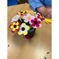 Blumenkorb-Bastelset
