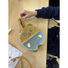leder Tasche 1 Der kleine Minion mit der Brille