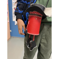 Cowboy Tasche Komplett Nähset Leder Taschen Nähset