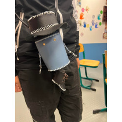 Cowboy Tasche Komplett Nähset Leder Taschen Nähset