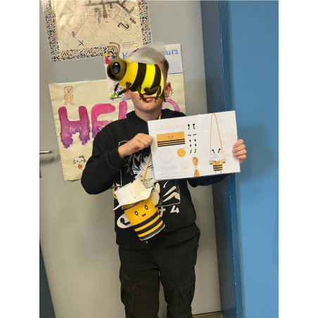 Leder Taschen-Nähset Biene Maja