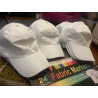5-teiliges Graffiti-Kappen Bastelset – Weiße Baseballcaps zum Bemalen