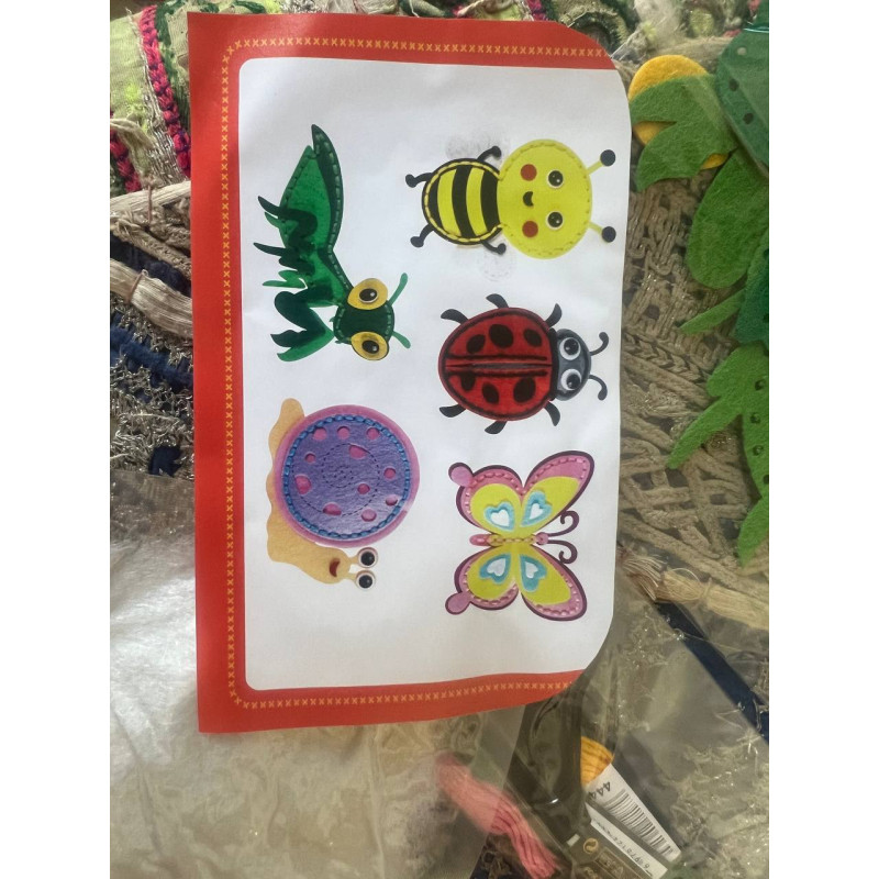 Insekten Figuren von Nähset