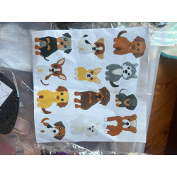 10-teiliges Hunde Figuren Komplett Nähset
