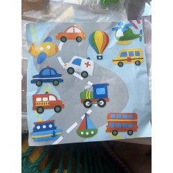 10-teiliges Fahrzeuge Figuren Nähset