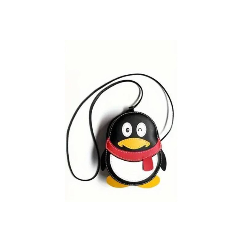 Leder Taschen-Nähset Pinguin