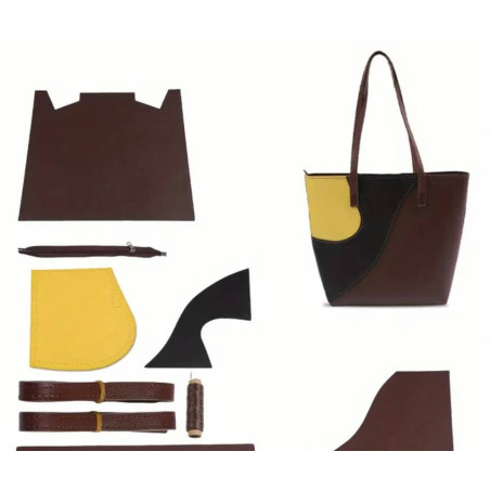 Leder Taschen-Nähset