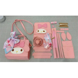 Leder Taschen-Nähset Anime