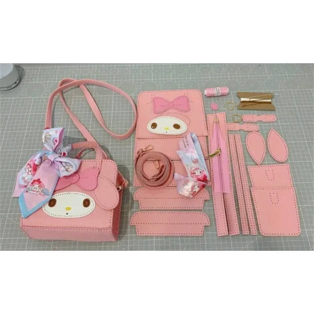 Leder Taschen-Nähset Anime