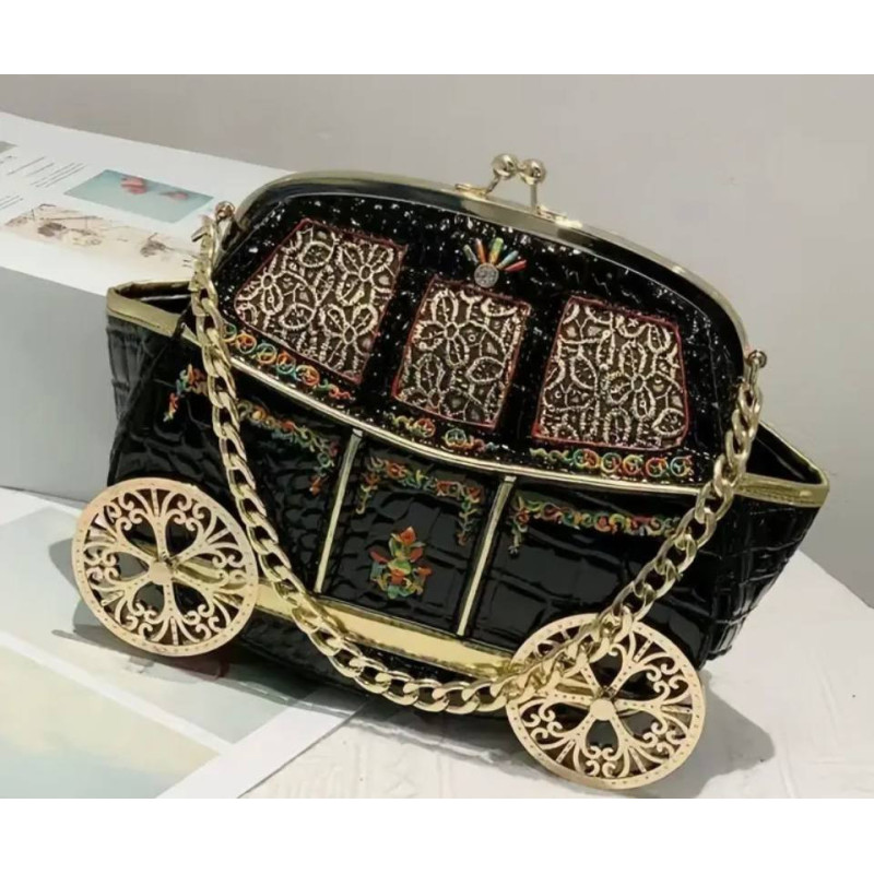 Romantische Hochzeitskutsche Tasche